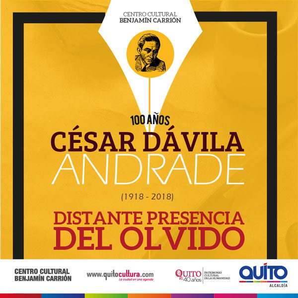100 Anos De Cesar Davila Andrade En Casa Carrion Centro
